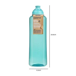 Sistema drinking bottle, Swift Squeeze Bottle, 480 ml – Teal Stone