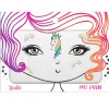 Snails Face Tattoo, Unicorn