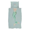 Snurk Adult Bedding, Organic - Mermaid Aqua