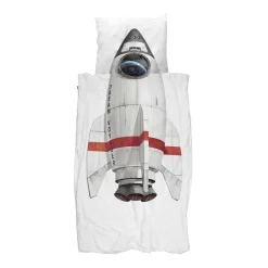 Snurk Adult Bedding, Organic - Moon Rocket