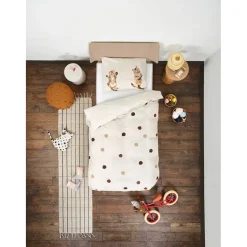 Snurk Organic Adult Bedding - Kitten Friends