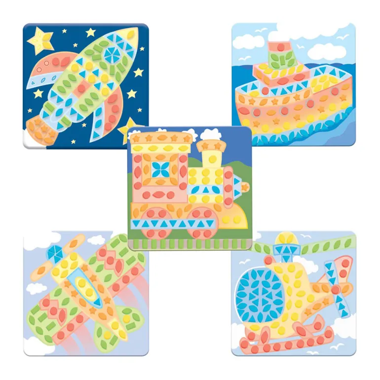Sticky Mosaics, My First – Vehicles