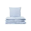 Studio Feder Adult Bedding, Organic Percale - Milk Stripe