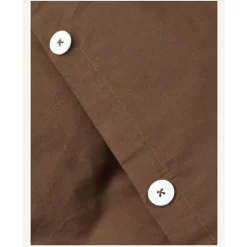 Studio Feder Adult Bed Linen, Organic Percale – Bark