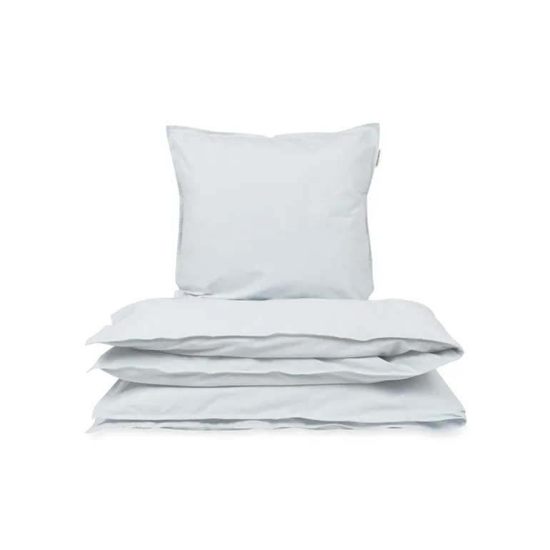 Studio Feder Baby Bed Linen, Organic Percale – Light Blue