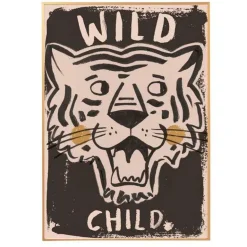 Studio Loco Children's Poster, Wild Child – Available in Various Sizes