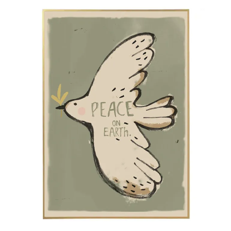 Studio Loco Children's Poster, Peace Bird - 50 x 70 cm