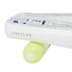 Sunnylife Inflatable Mattress, Skateboard - Blue/Lime - Ages 6 and Up