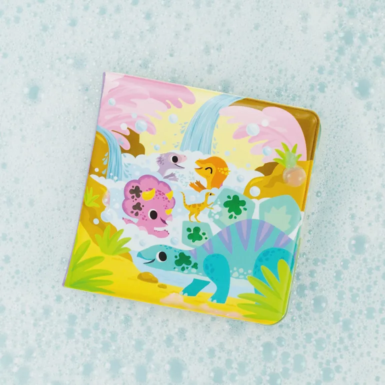 Tiger Tribe Bath Toy, Bath Book - Messy Dinosaurs
