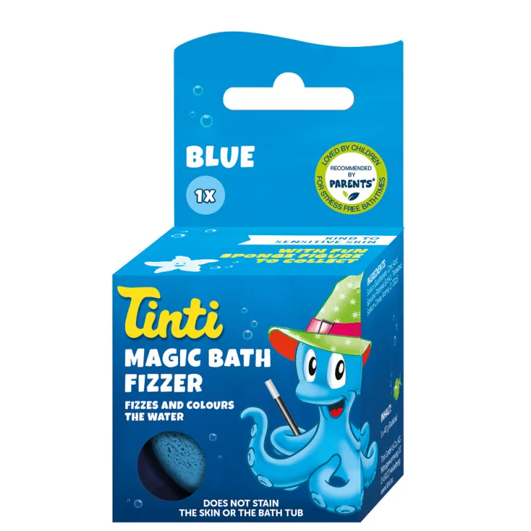 Tinti Bath Bomb, Magic Ball - Blue