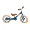 Trybike Balance Bike, Vintage Blue with Retro Look