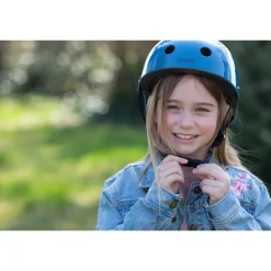 Trybike Retro Bicycle Helmet, Petrol Blue