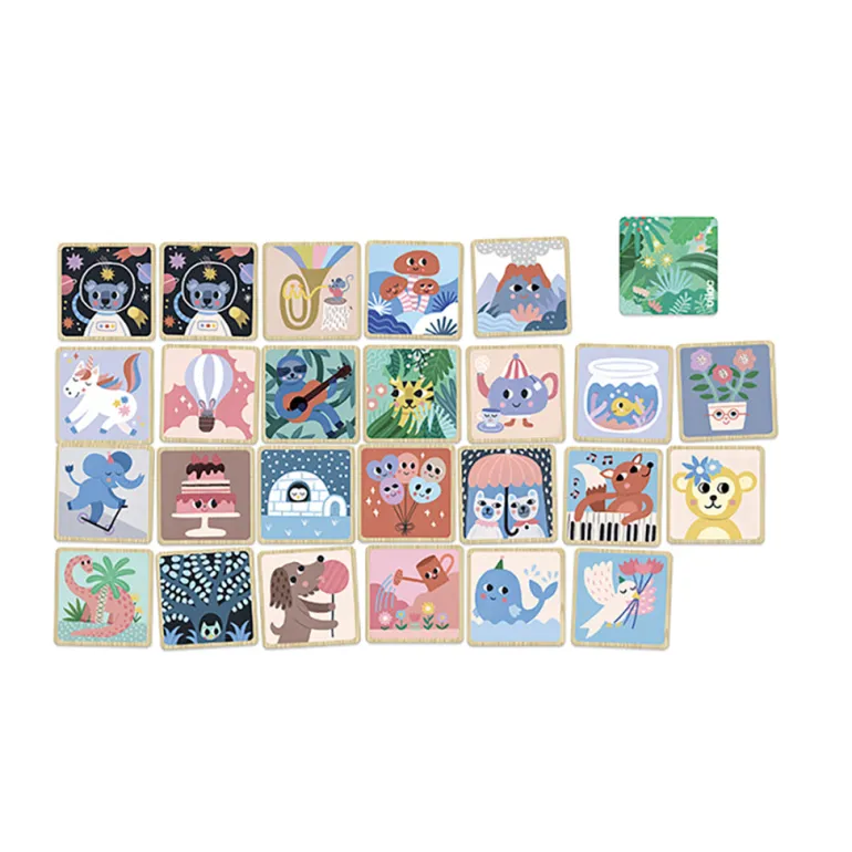 Vilac Memory Game by Michelle Carlslund, 48 Pieces