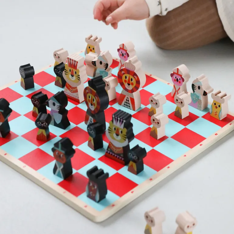 Vilac My First Chess Game, in Wood
