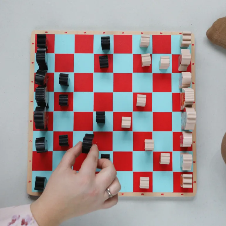 Vilac My First Chess Game, in Wood