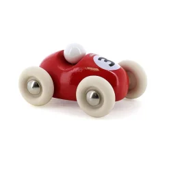 Vilac Vintage Mini Racer Car, No. 3 - Red