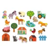 Vilac Wooden Magnets, Farm Animals