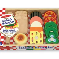 Wooden Play Food, Sandwich Set
