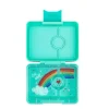 Yumbox Lunchbox with 3 Compartments, Snack - Miami Aqua / Rainbow